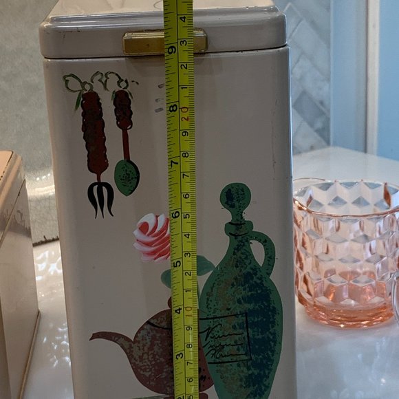 1950s Ransburg Canisters - Magnificent set of 2 - Picture 6 of 16